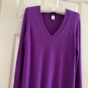 J. Crew cashmere V Neck Sweater